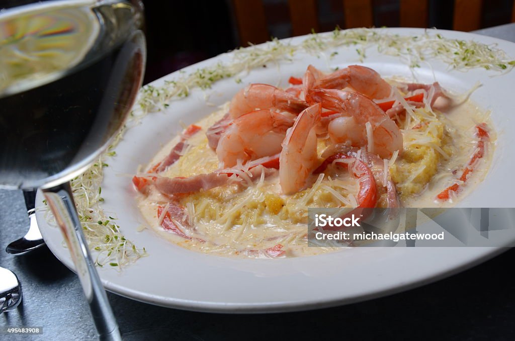 Shrimp and Grits 2015 Stock Photo