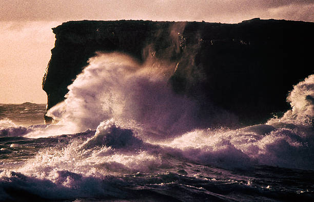 istock Big Waves Crashing Breaking Power Energy 495490534