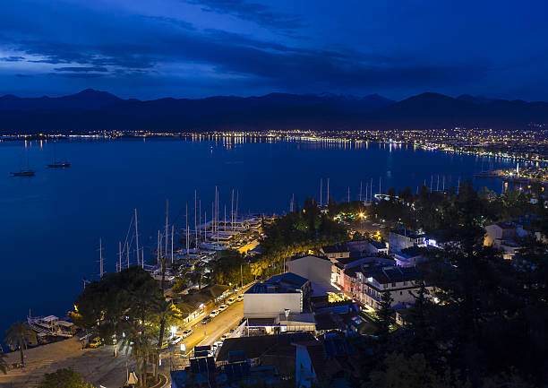 Fethiye city views stock photo