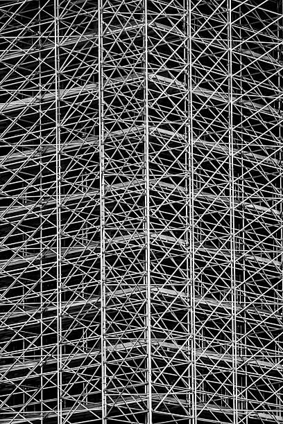 istock B/W image of scaffolding 495492040