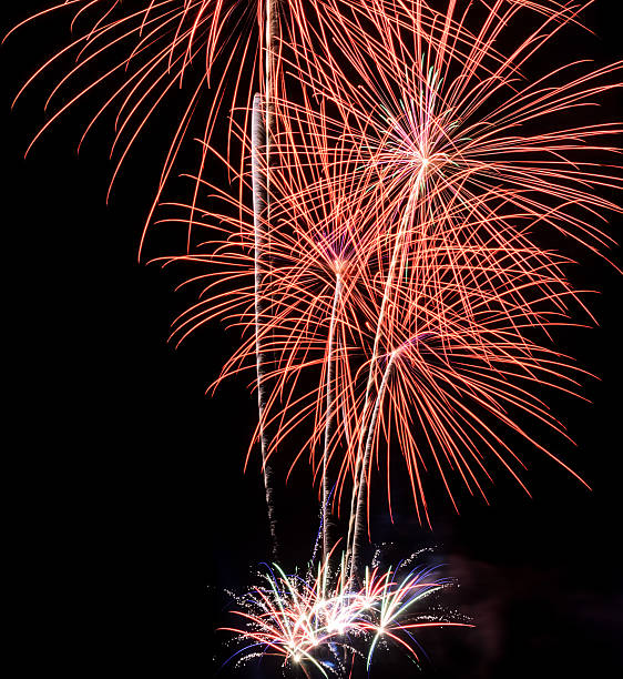 istock Colorful fireworks in the night sky 495494042