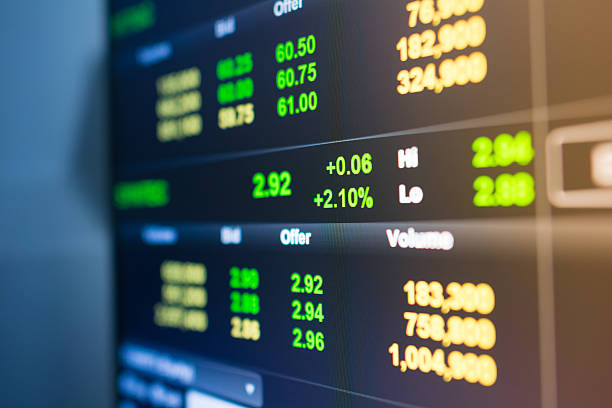 istock Stock market graph and tecnical analysis stock 495495050