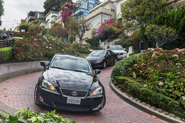 lombard street-san francisco - carole lombard - fotografias e filmes do acervo