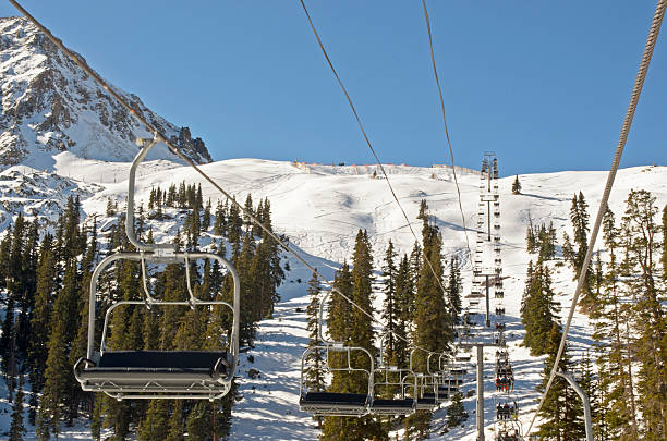 istock Ski Lift Under a Colorado Blue Sky 495495782