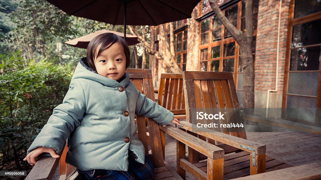 Cute children playing in the park Cute asia children 2-3 Years Stock Photo