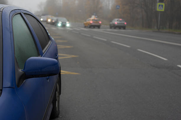 istock Traffic In Fog 495505174