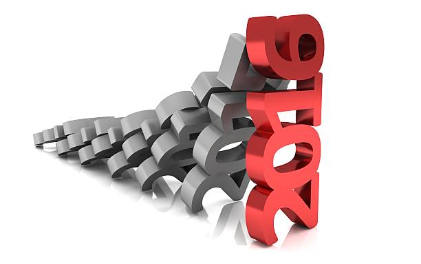 istock New year 2016,3d rendering of domino concept 495505898