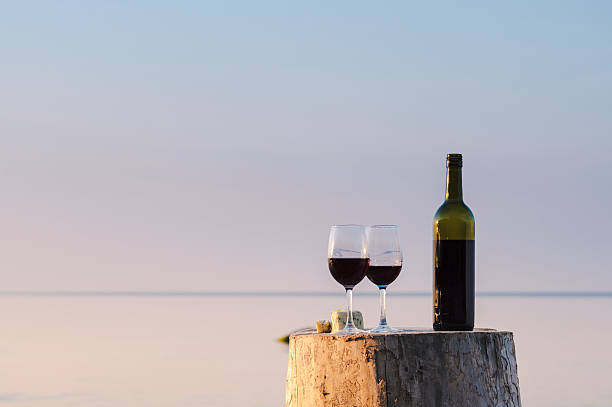 istock Bottle and wine glasses 495506670