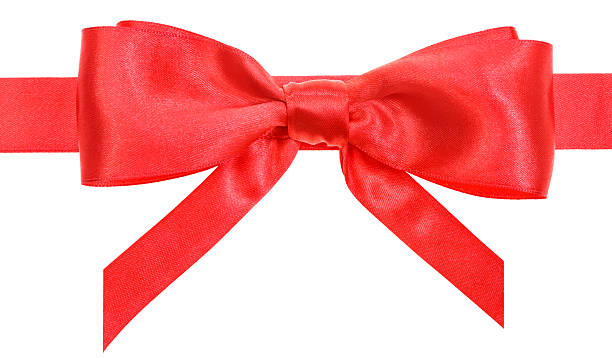istock real satin bow with vertically cut ends on ribbon 495507610