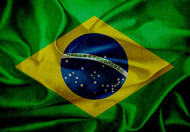 istock Brazil grunge waving flag 495508849