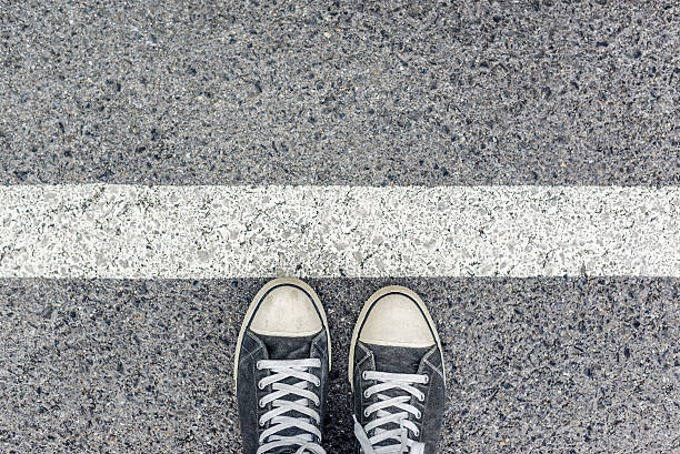 istock Standing at the border line 495509686
