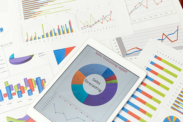 istock Financial charts on the table with tablet 495509814