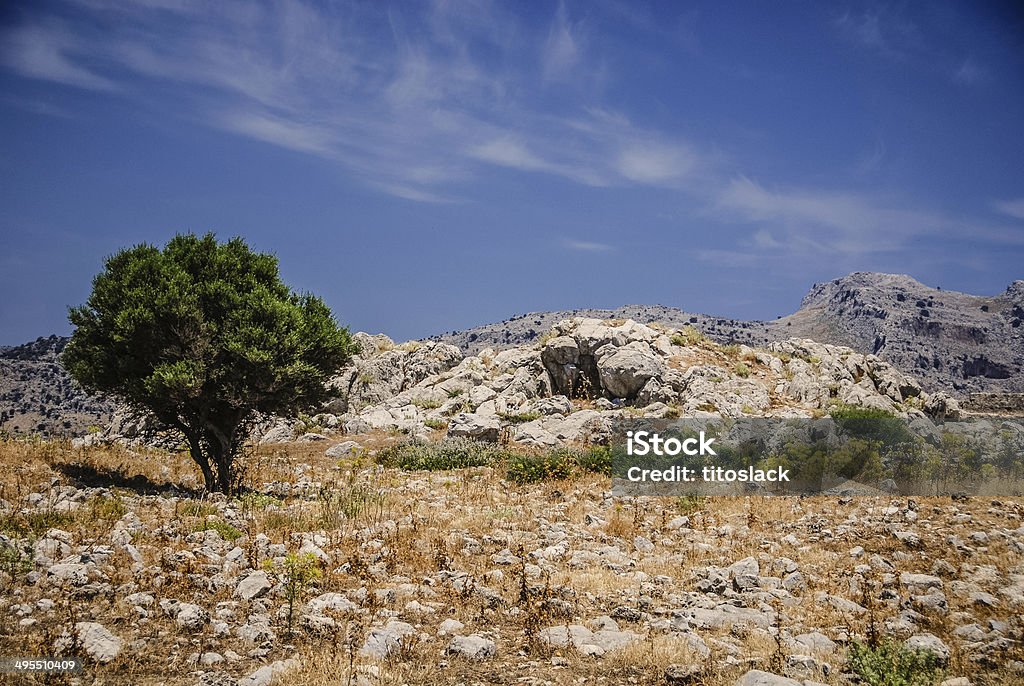 Ruinas de Feraklos los Castillos-Rodas, Grecia - Foto de stock de Alrededor del siglo XII libre de derechos