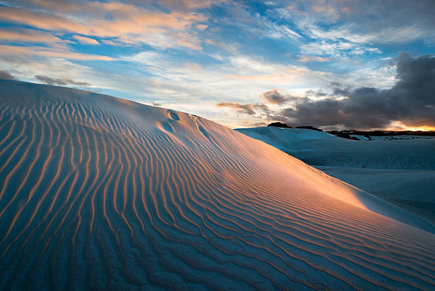 Sand Dunes near Geraldton, Western Australia stock photo