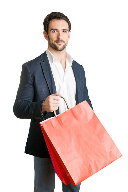 istock Man Carrying Shopping Bags 495511067
