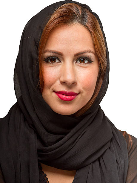 istock Hispanic Female Wearing Black Scarf 495513229