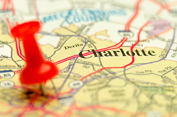 istock charlotte qc city pin on the map 495514365