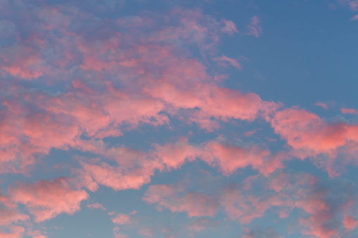 abstract sunset sky and clouds background