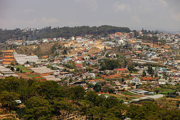 istock Dalat city view in Vietnam 495519080