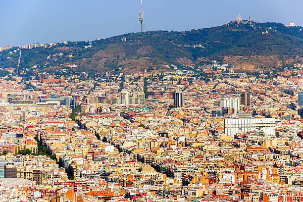 istock Barcelona Street top view 495522386
