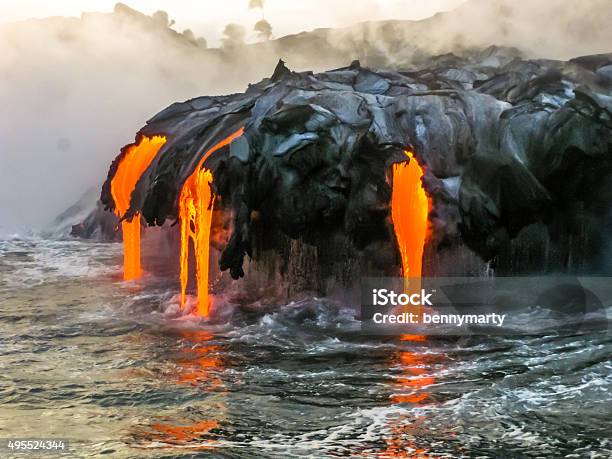 Volcano Stock Photo - Download Image Now - Lava, Hawaii Volcanoes National Park, Big Island - Hawaii Islands