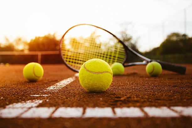 istock Tennis balls and racket 495524670