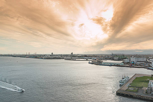 istock Landscape of port. 495524702