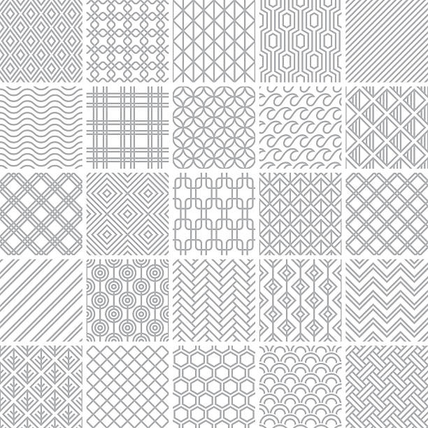 ilustrações de stock, clip art, desenhos animados e ícones de sem costura padrão - pattern geometric shape diamond shaped backgrounds