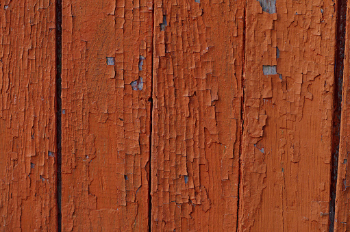 Texture of painted wooden wall