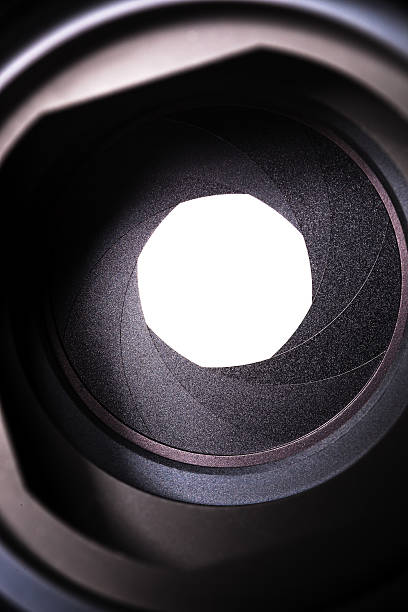 makro zobrazení objektivu - hloubka fotky - stock snímky, obrázky a fotky