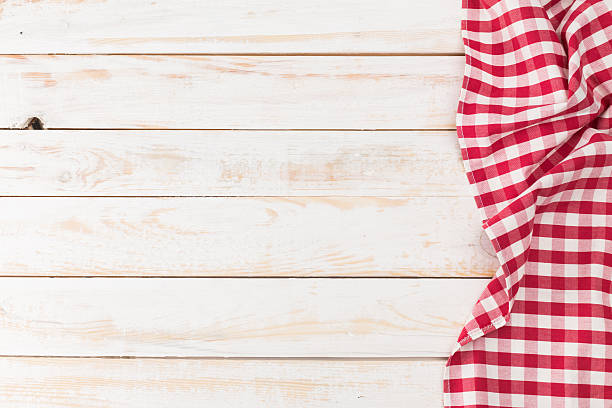 istock Towel over wooden kitchen table 495538118