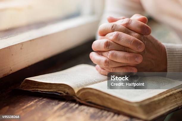 Woman With Bible Stock Photo - Download Image Now - Praying, Bible, Religion