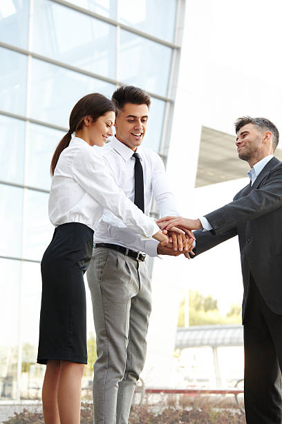istock Business People. Successful Team Celebrating a Deal 495539014