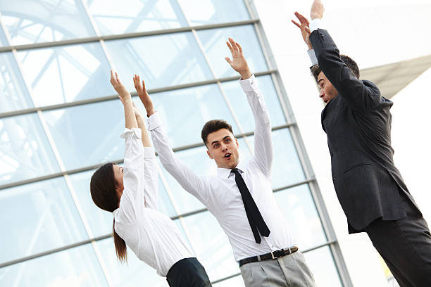 istock Business People. Successful Team Celebrating a Deal 495539018