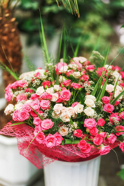 istock Bunch of flowers  gift. 495539700