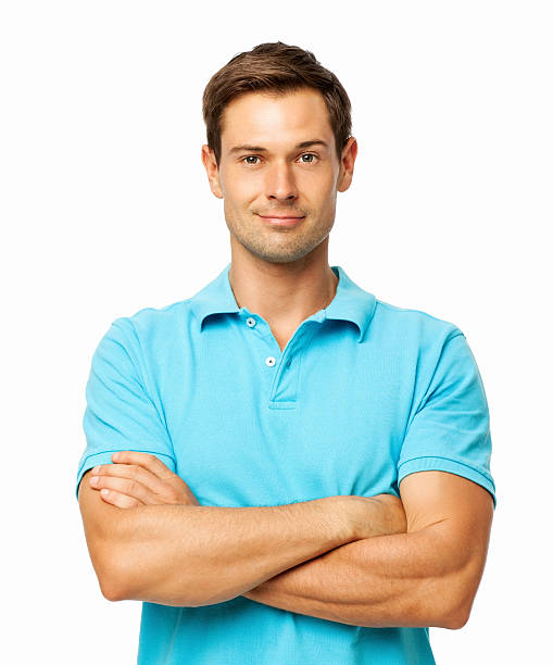 istock Handsome Man Standing Arms Crossed 495540429