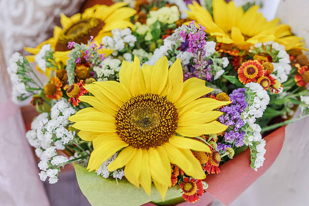 istock Bunch of flowers  gift. 495541850