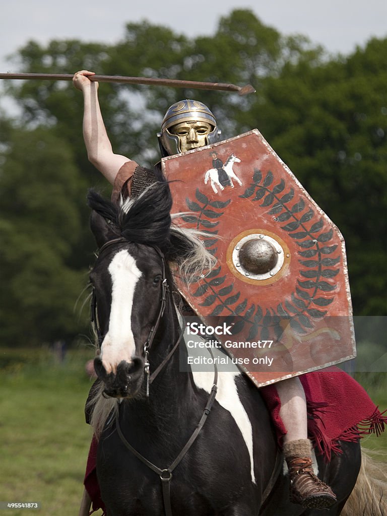 Roman soldado de caballería - Foto de stock de Accesorio de cabeza libre de derechos