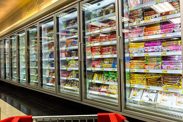 frozen food - gefrierkost stock-fotos und bilder