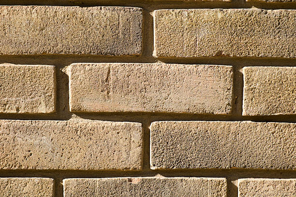 istock Close up of a brick wall Brithis style texture background 495544487