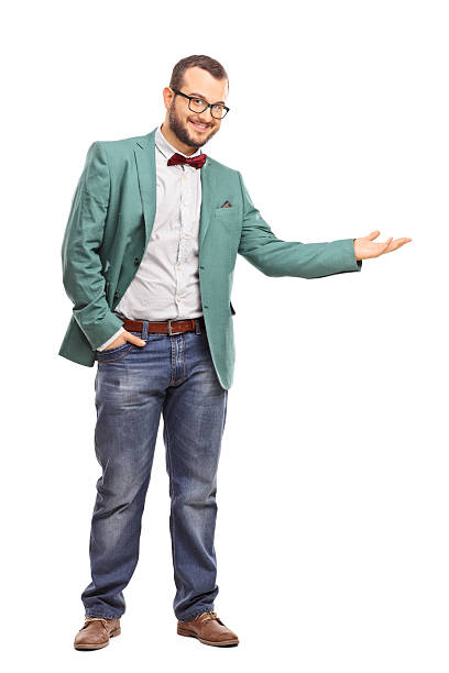 istock Fashionable guy gesturing with his hand 495556642