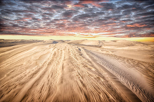 Beautiful sand dunes Lancelin, Western Australia, Australia.