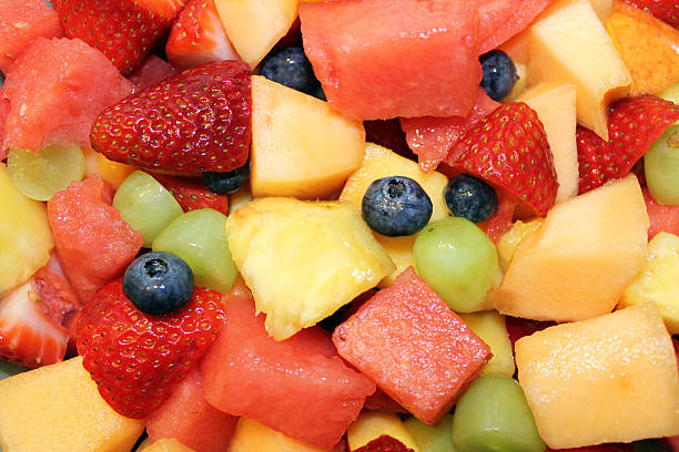 istock Fruit Salad - Fresh Strawberries, Blueberries, Grapes, Watermelon 495558836