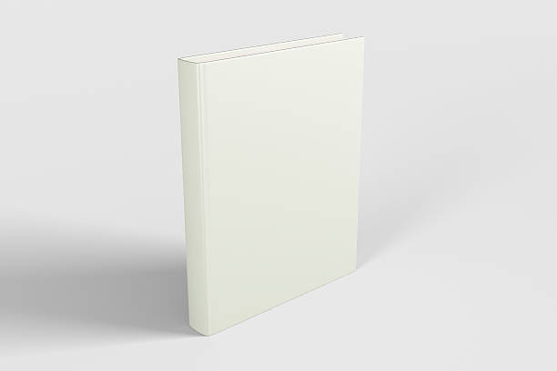 istock Blank white book cover, mock up 495558934