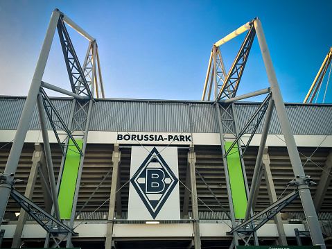 Monchengladbach, Germany - November 1, 2015: Football stadium Borussia Park in Monchengladbach