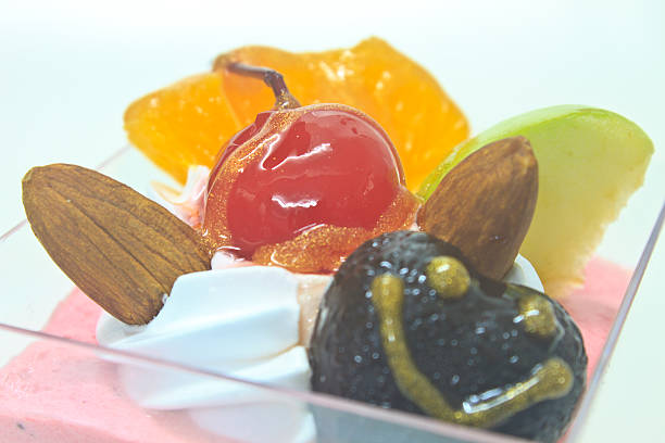 istock cupcake with cream and fruits 495565709