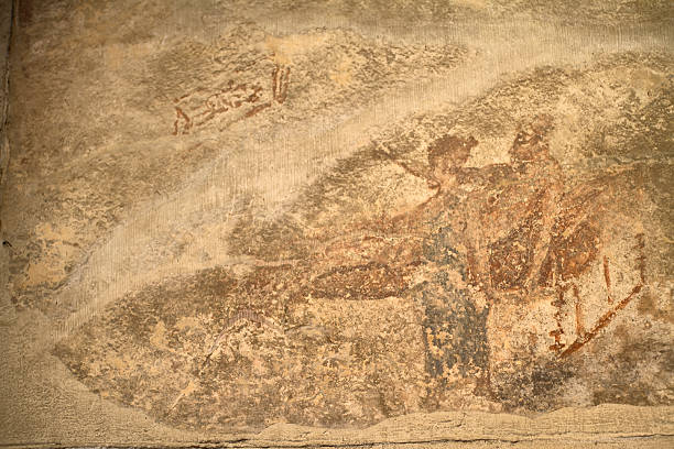istock Pompeii brothel sex mural 495566933