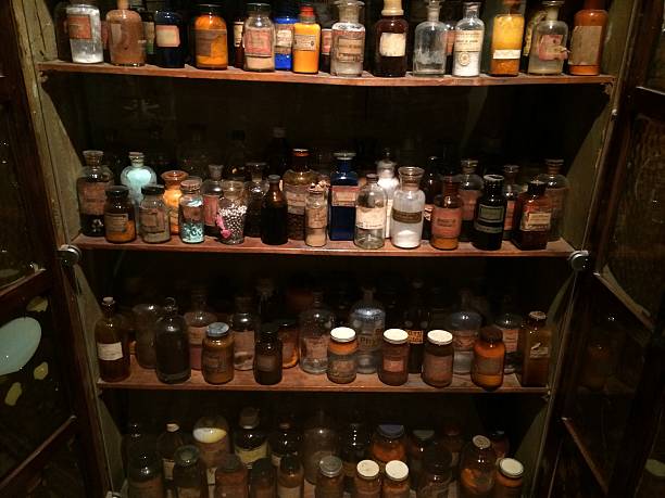 istock Vintage Pharmacy Medicines Cabinet 495568355