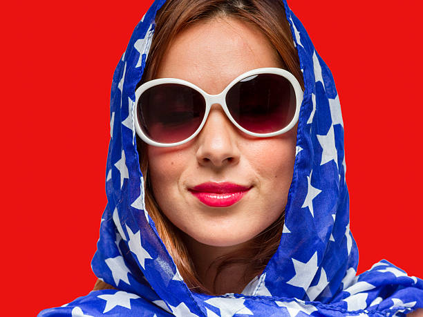istock Female in American Colors 495568431