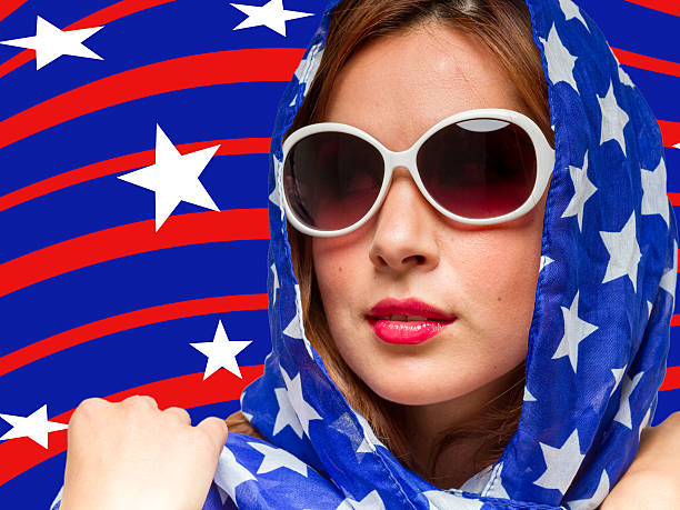 istock Female in American Colors 495568441